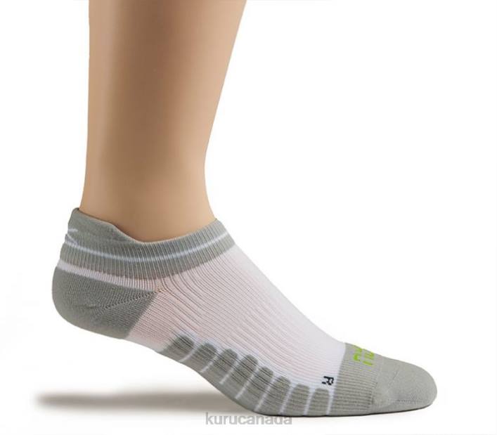 Kuru Socks Gray/White Unisex SPARC 2.0 ANKLE 84BZ216