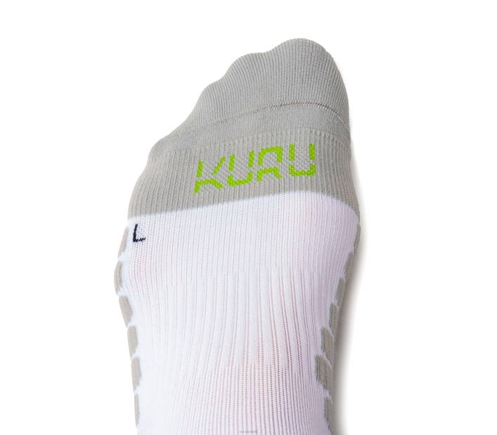 Kuru Socks Gray/White Unisex SPARC 2.0 ANKLE 84BZ216