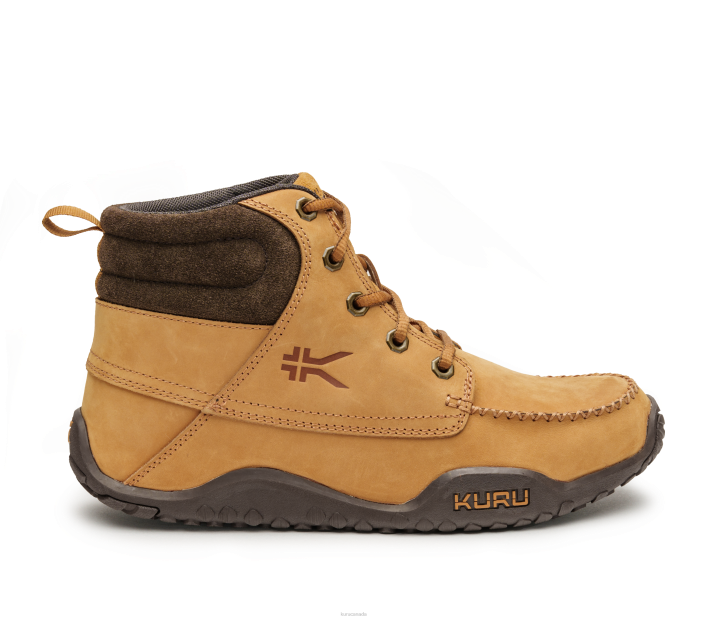 Kuru Shoes Golden Wheat/Woodstock Brown Men QUEST 84BZ208