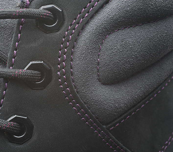 Kuru Shoes Jet Black/Basalt/Fig Purple Women QUEST 84BZ130