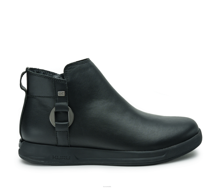 Kuru Shoes Jet Black/Gunmetal Women TEMPO 84BZ133