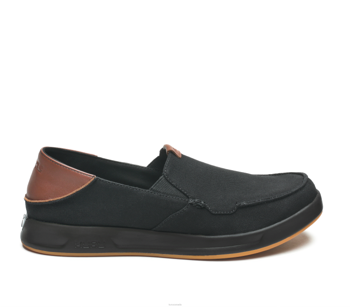 Kuru Shoes Jet Black/Rich Walnut Men PACE 84BZ180