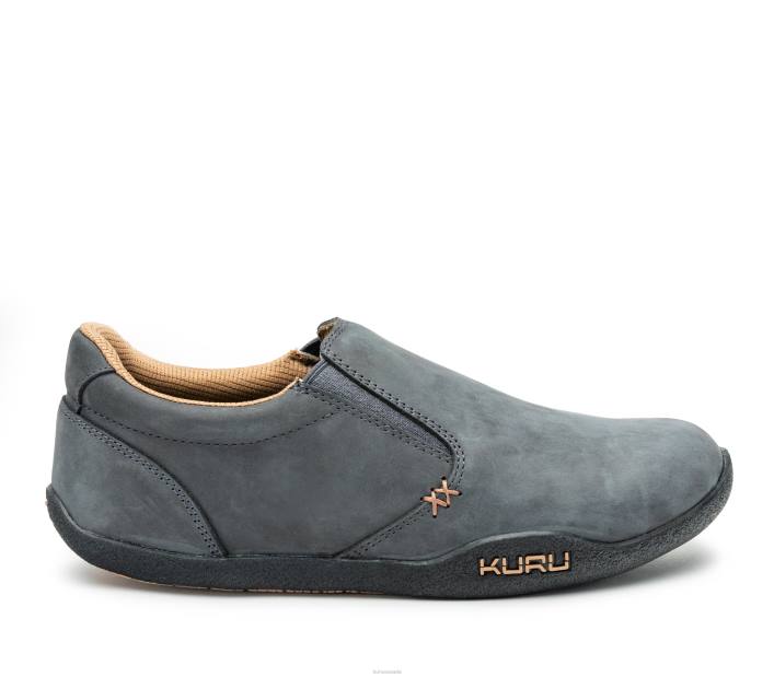 Kuru Shoes Lead Gray/Tan Women KIVI 84BZ88
