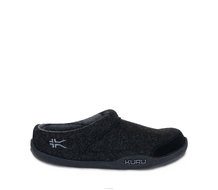 Kuru Shoes Charcoal/Black Men DRAFT 84BZ185