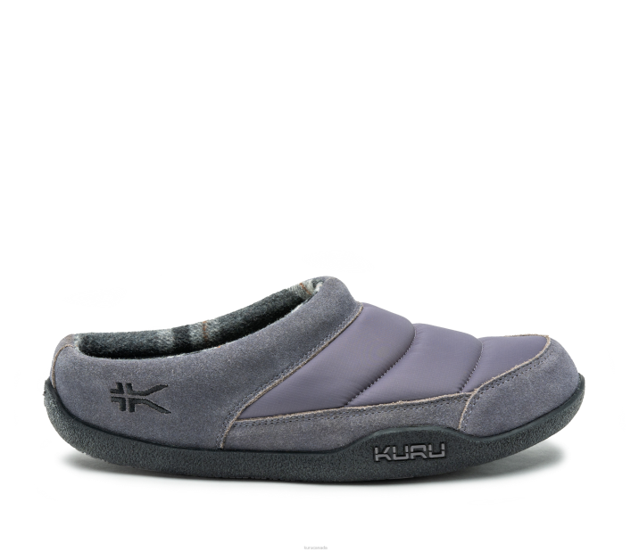 Kuru Shoes Slate Gray/Black Men DRAFT 84BZ186