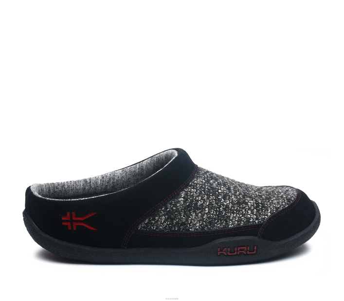 Kuru Shoes Black/Red Ruby Women DRAFT 84BZ74