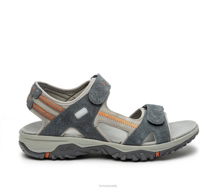 Kuru Shoes Slate Gray/Burnt Orange Men TREAD 84BZ200