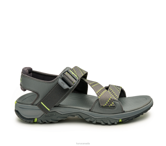 Kuru Shoes Slate Gray/Green Men CURRENT 84BZ204