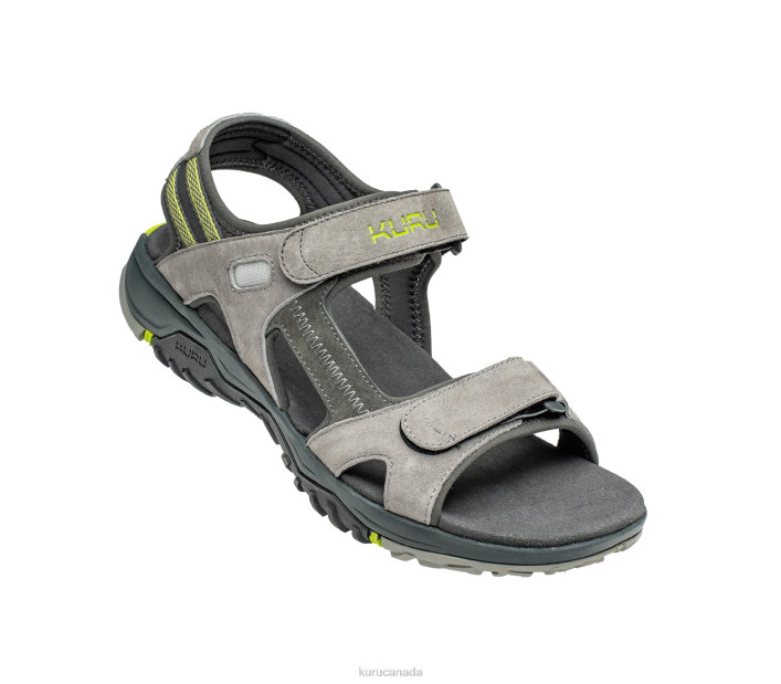 Kuru Shoes Wild Dove/Dark Shadow/Lime Green Men TREAD 84BZ203