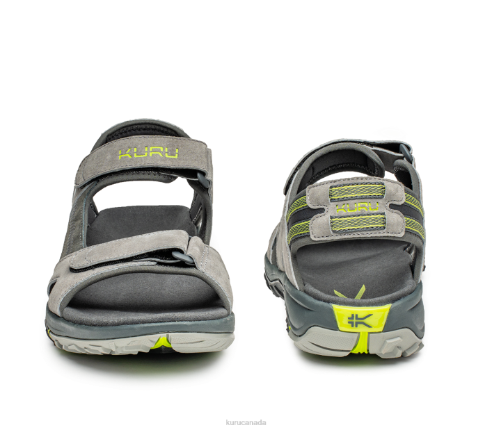 Kuru Shoes Wild Dove/Dark Shadow/Lime Green Men TREAD 84BZ203