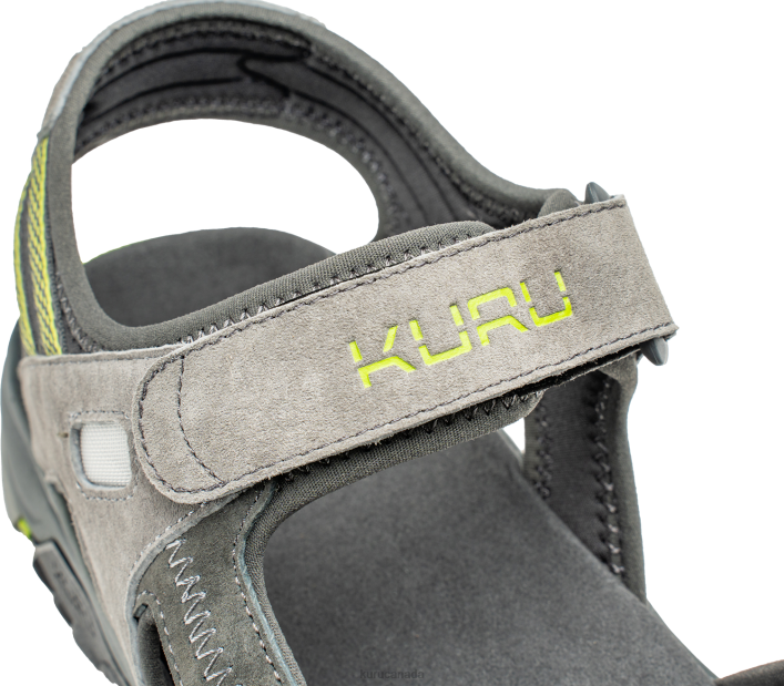 Kuru Shoes Wild Dove/Dark Shadow/Lime Green Men TREAD 84BZ203