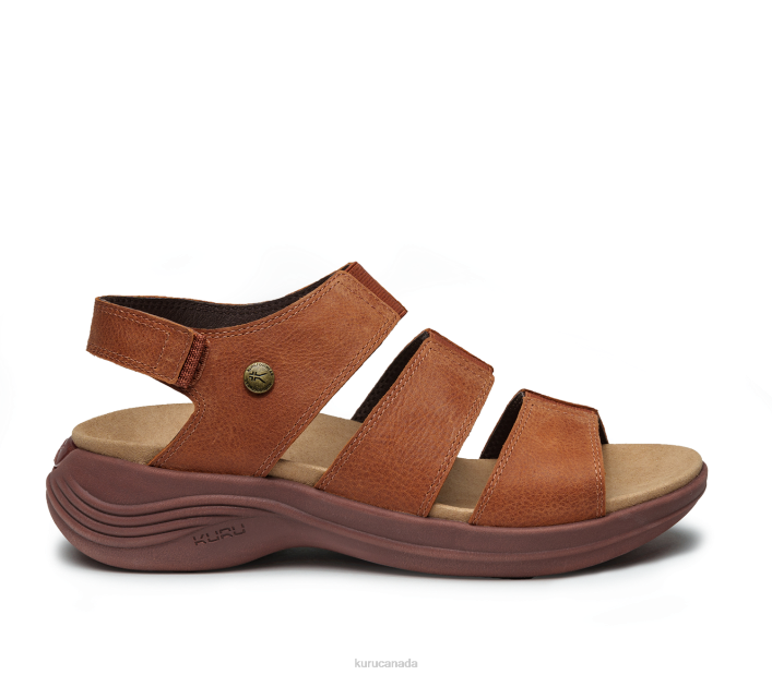Kuru Shoes Cognac Brown Women CODA MUSE 84BZ99