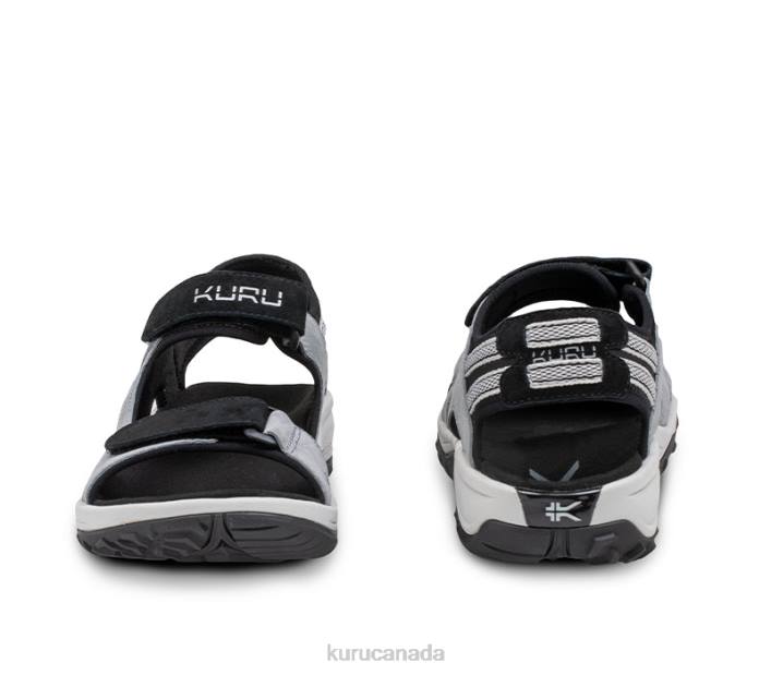 Kuru Shoes Fossil Gray/Sky Blue/Jet Black Women TREAD 84BZ125