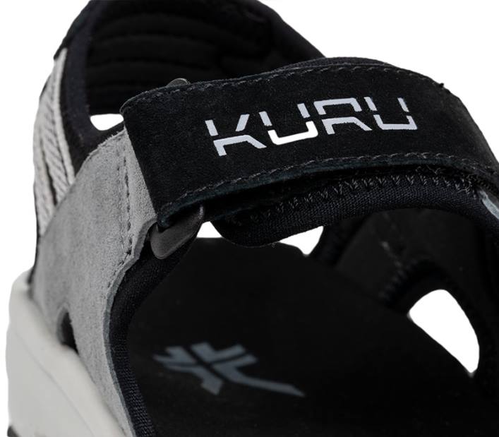 Kuru Shoes Fossil Gray/Sky Blue/Jet Black Women TREAD 84BZ125