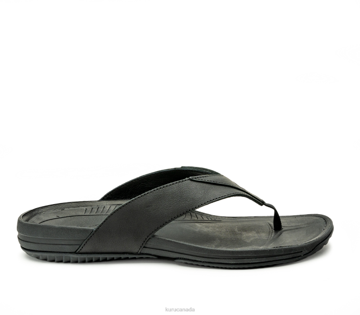 Kuru Shoes Jet Black Men KALA 84BZ201