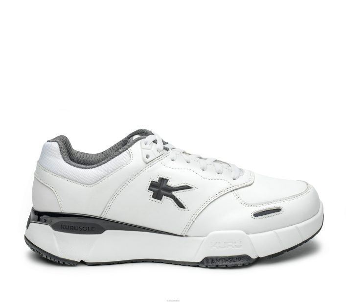 Kuru Shoes Bright White/Graphite Men KINETIC WIDE 84BZ168