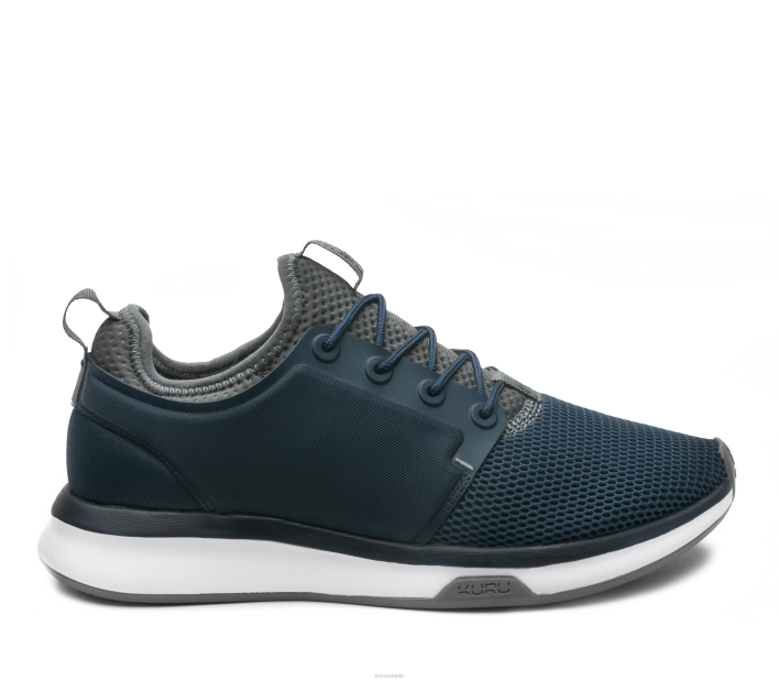 Kuru Shoes Indigo/White/Basalt Men ATOM 84BZ149