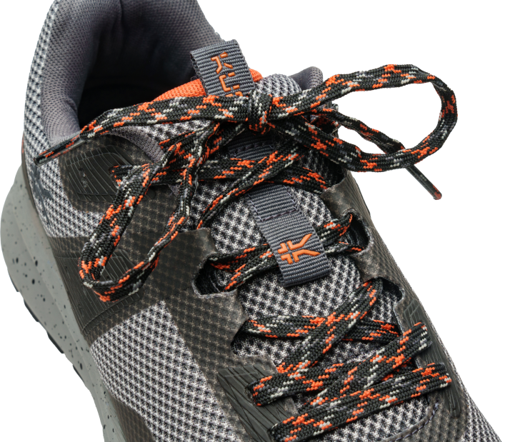 Kuru Shoes Lead Gray/Orange Spice Men ATOM TRAIL 84BZ138