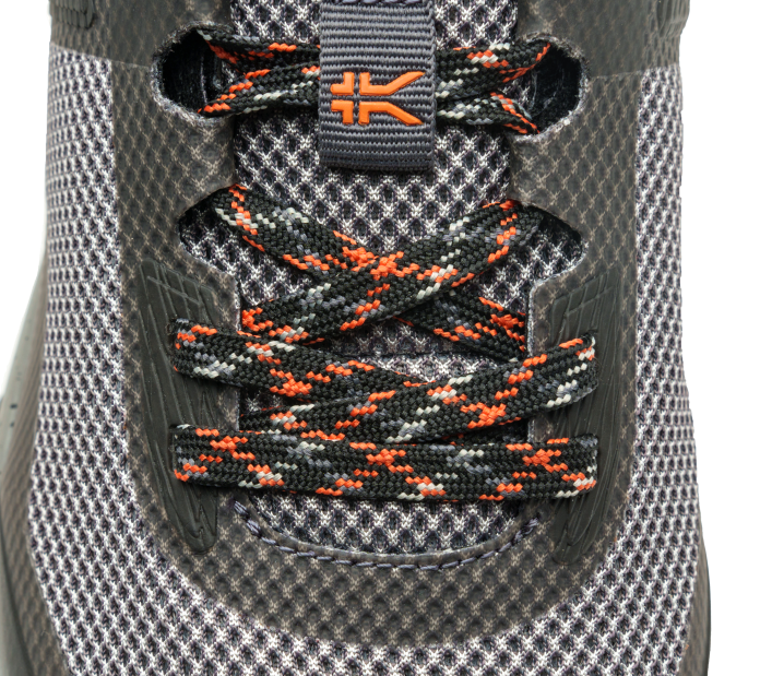 Kuru Shoes Lead Gray/Orange Spice Men ATOM TRAIL 84BZ138