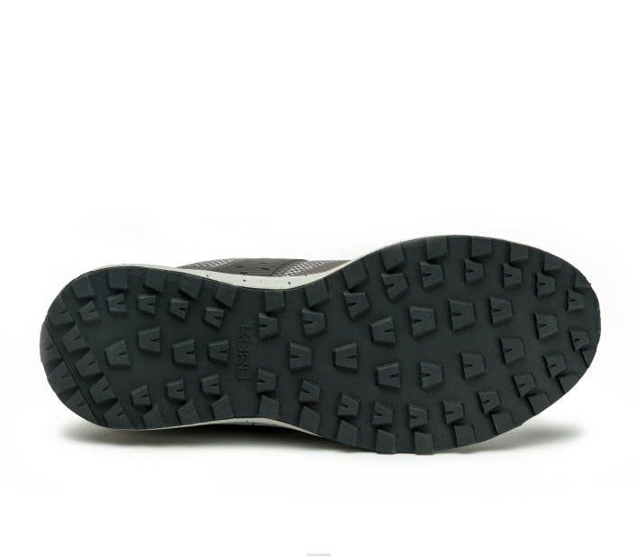 Kuru Shoes Lead Gray/Orange Spice Men ATOM TRAIL 84BZ138