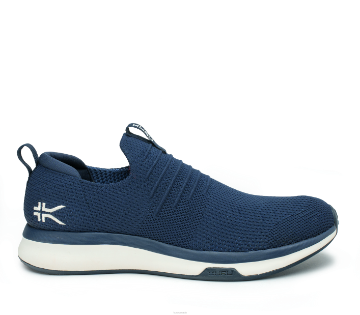 Kuru Shoes Midnight Blue/Mineral Blue Men ATOM SLIP-ON 84BZ178