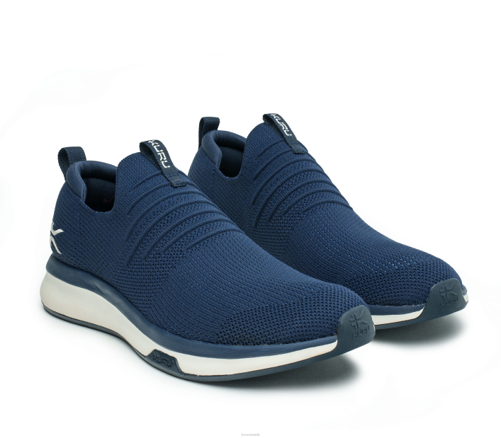 Kuru Shoes Midnight Blue/Mineral Blue Men ATOM SLIP-ON 84BZ178