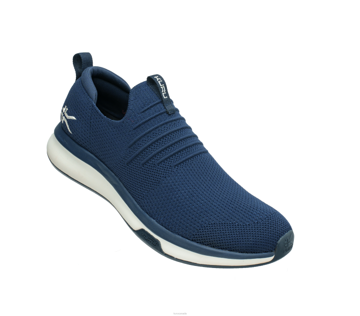 Kuru Shoes Midnight Blue/Mineral Blue Men ATOM SLIP-ON 84BZ178