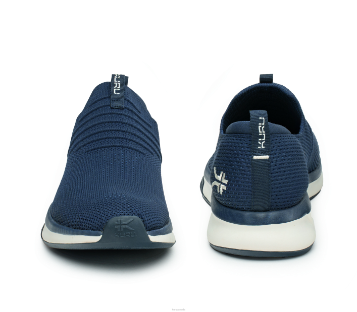 Kuru Shoes Midnight Blue/Mineral Blue Men ATOM SLIP-ON 84BZ178