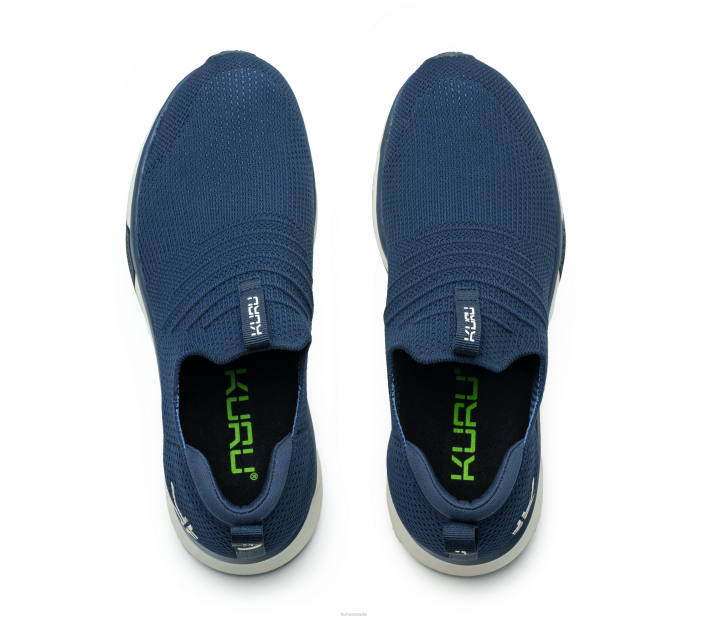 Kuru Shoes Midnight Blue/Mineral Blue Men ATOM SLIP-ON 84BZ178