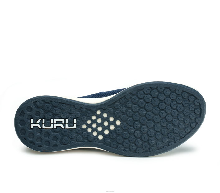 Kuru Shoes Midnight Blue/Mineral Blue Men ATOM SLIP-ON 84BZ178