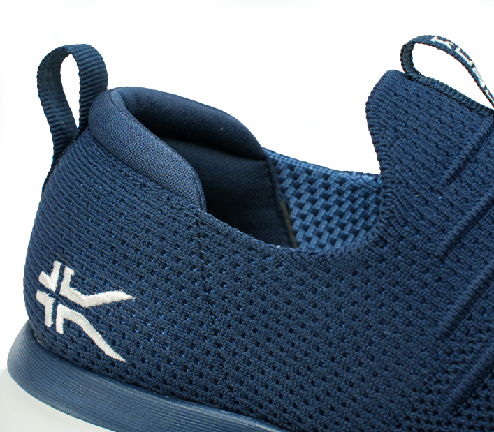 Kuru Shoes Midnight Blue/Mineral Blue Men ATOM SLIP-ON 84BZ178