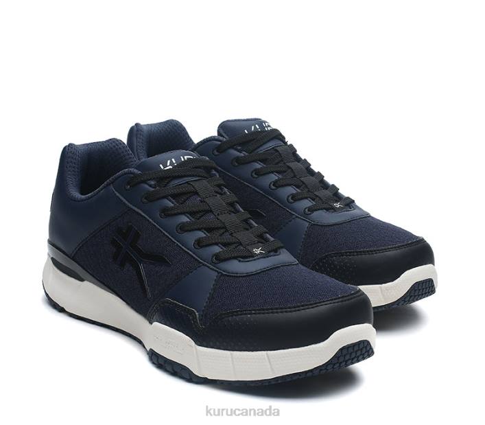 Kuru Shoes Midnight Blue/White/Jet Black Men QUANTUM WIDE 84BZ172
