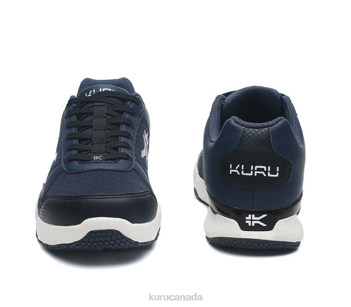 Kuru Shoes Midnight Blue/White/Jet Black Men QUANTUM WIDE 84BZ172