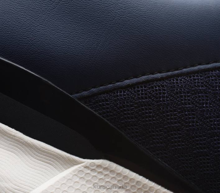 Kuru Shoes Midnight Blue/White/Jet Black Men QUANTUM WIDE 84BZ172