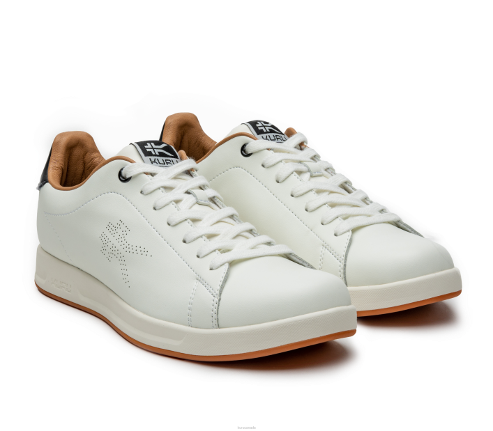 Kuru Shoes New/Bright White/Jet Black Men ROAM 84BZ151