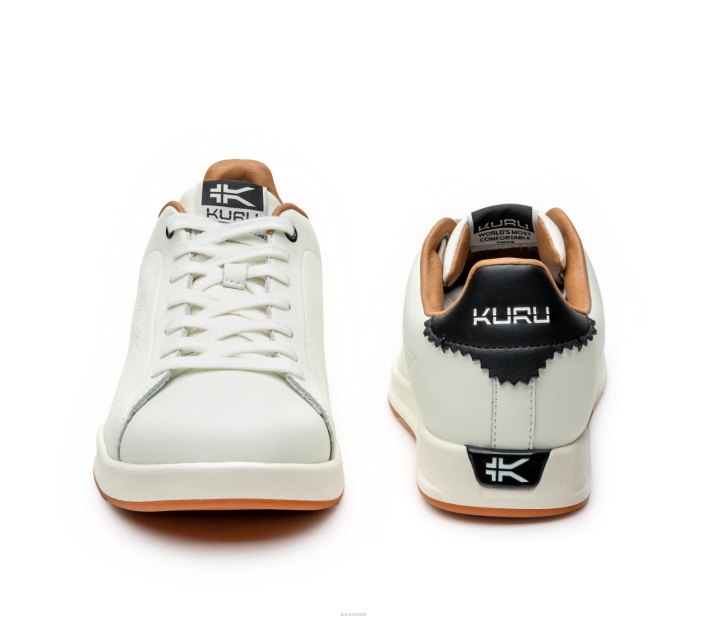 Kuru Shoes New/Bright White/Jet Black Men ROAM 84BZ151