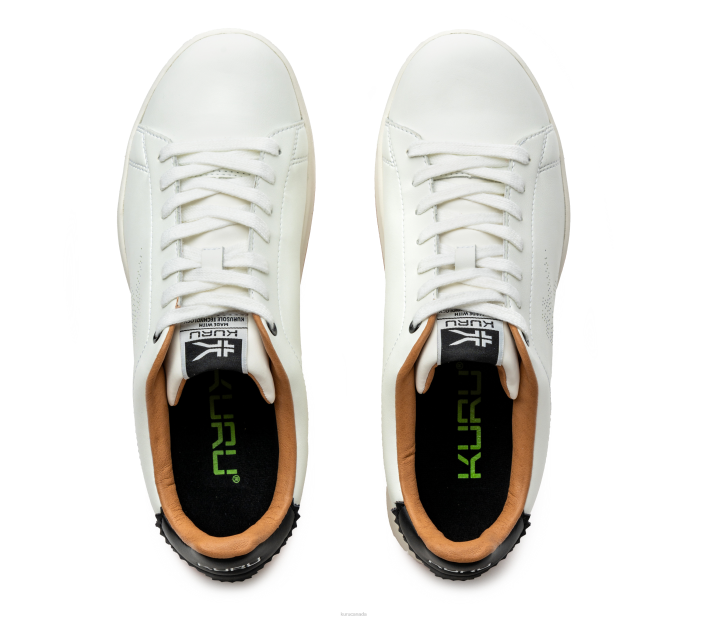 Kuru Shoes New/Bright White/Jet Black Men ROAM 84BZ151