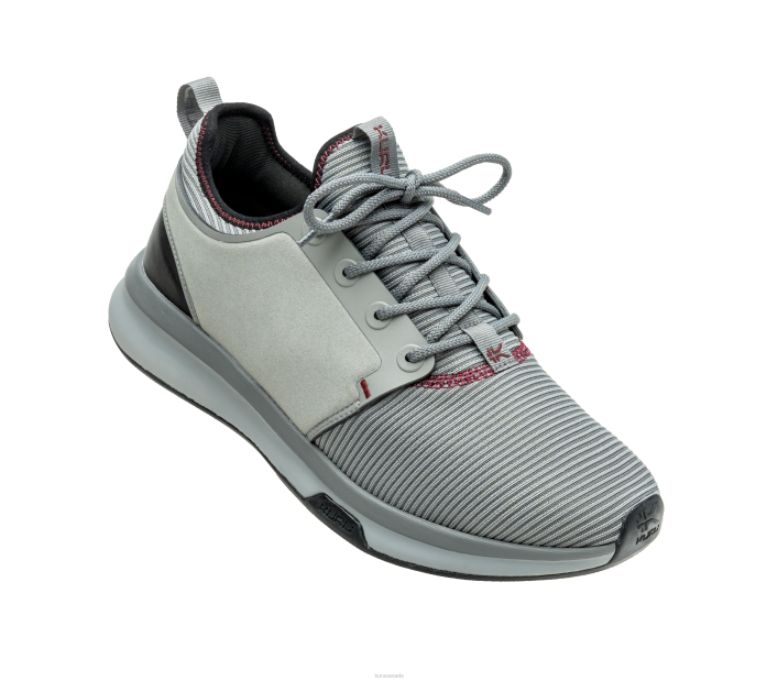 Kuru Shoes Storm Gray/Black Men ATOM WIDE 84BZ174