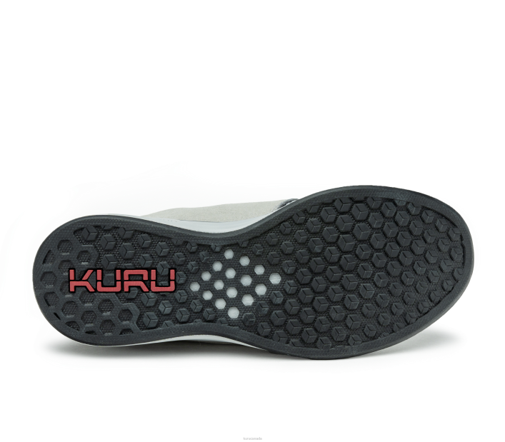 Kuru Shoes Storm Gray/Black Men ATOM WIDE 84BZ174