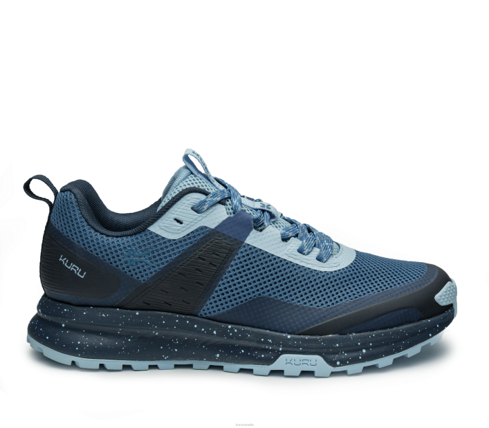 Kuru Shoes Blue Fog/Midnight Blue Women ATOM TRAIL 84BZ8