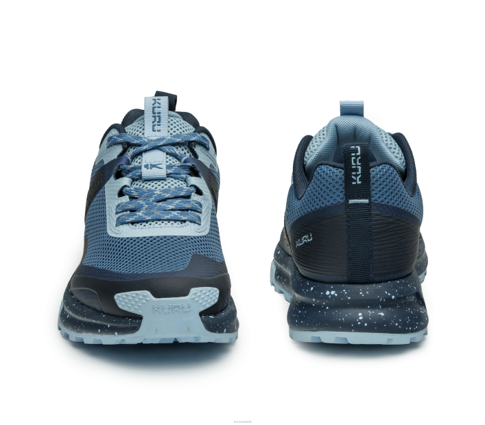 Kuru Shoes Blue Fog/Midnight Blue Women ATOM TRAIL 84BZ8