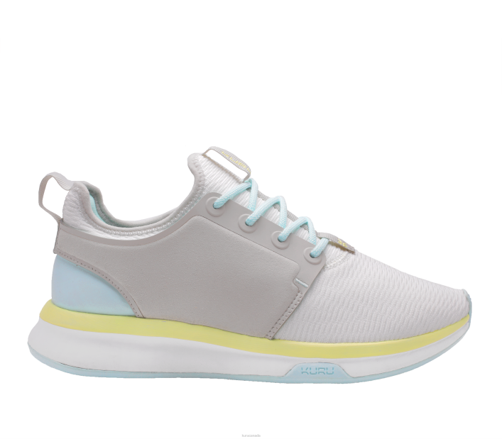Kuru Shoes Bright White/Ice Blue Women ATOM 84BZ35