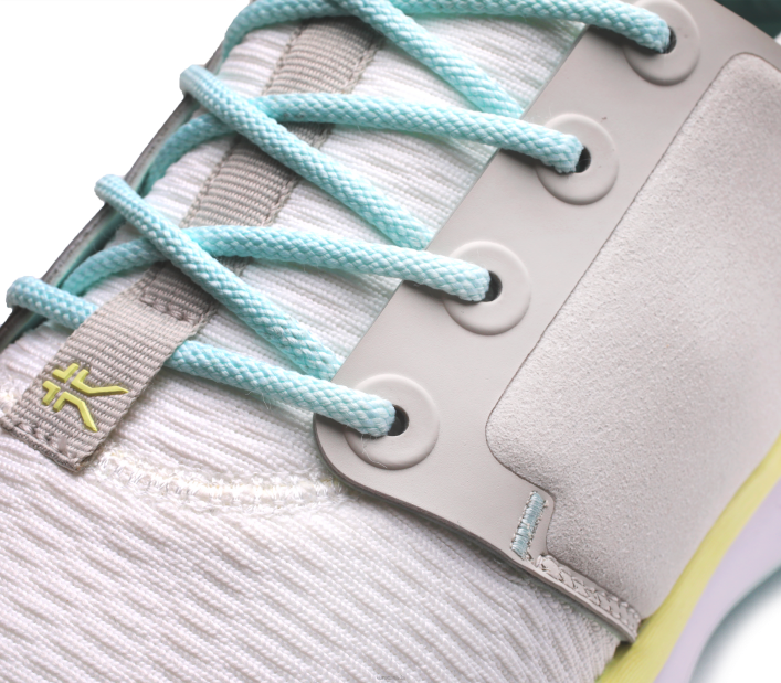 Kuru Shoes Bright White/Ice Blue Women ATOM WIDE 84BZ48