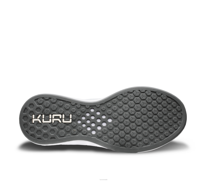 Kuru Shoes Cloud Gray/White/Iron Gray Women ATOM 84BZ27