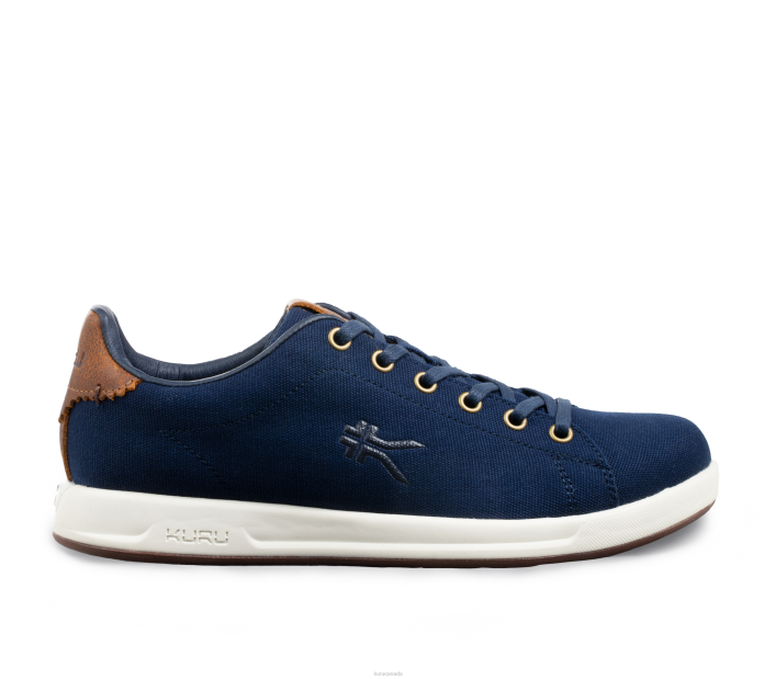Kuru Shoes Deep Navy/White/Mustang Brown Women ROAM 84BZ21