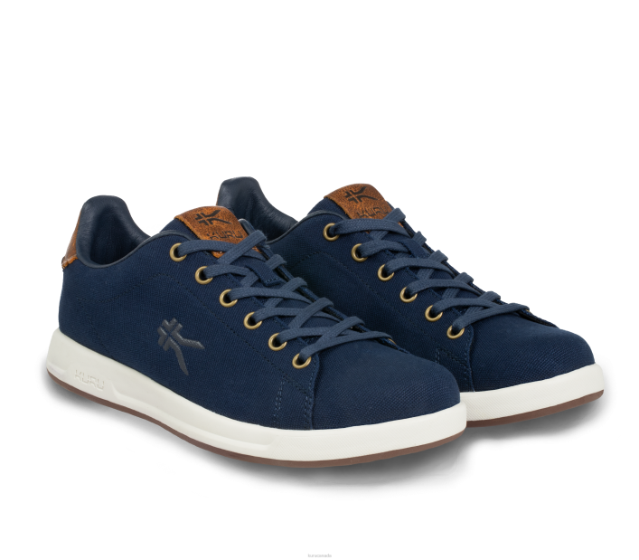 Kuru Shoes Deep Navy/White/Mustang Brown Women ROAM 84BZ21