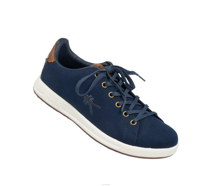 Kuru Shoes Deep Navy/White/Mustang Brown Women ROAM 84BZ21