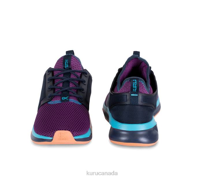 Kuru Shoes Electric Grape/Midnight Blue Women ATOM WIDE 84BZ41
