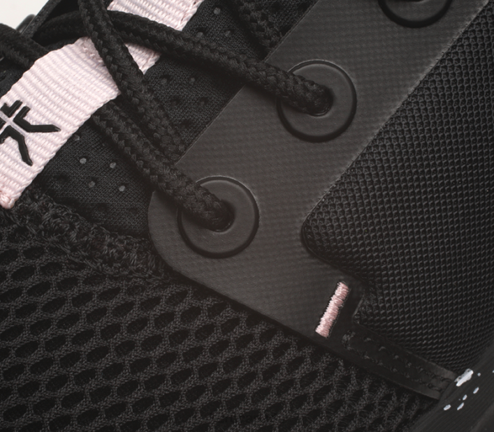 Kuru Shoes Jet Black/Misty Lilac Women ATOM WIDE 84BZ65