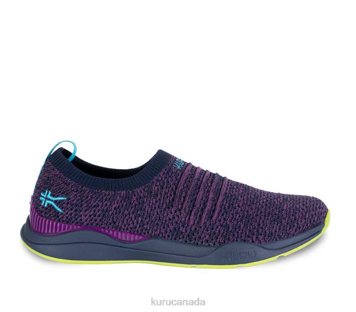 Kuru Shoes Midnight Blue/Electric Grape Women STRIDE 84BZ68